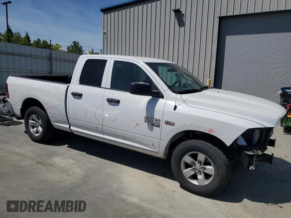 2020 Ram 1500 Tradesman with VIN 1C6RR6FTXLS114444, listed as a Copart auction lot 54397925 with 72,501 mi miles and Salvage title. Bid and sale history available at DreamBid. Image 4.