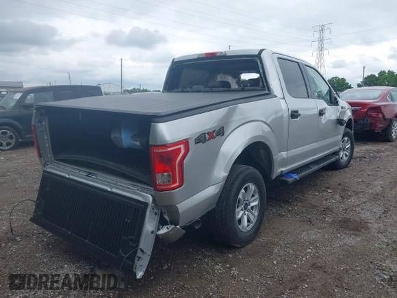 2017 Ford F-150 XL z VIN 1FTEW1EF2HFB68108, wystawiony jako IAAI lot #42352905 z przebiegiem 119 277 mil mil oraz . Historia ofert i sprzedaży dostępna na DreamBid. Obrazek 4.