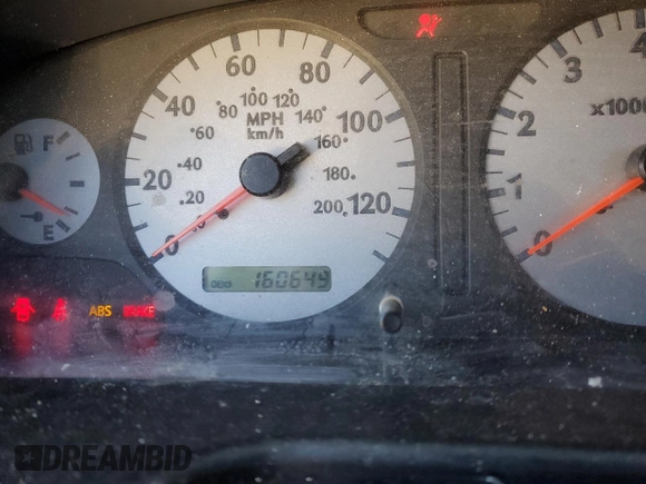 2002 Infiniti G20 Luxury with VIN JNKCP11A02T512055, listed as a Copart auction lot 42599045 with 160,649 mi miles and Salvage Title. Bid and sale history available at DreamBid. Image 9.