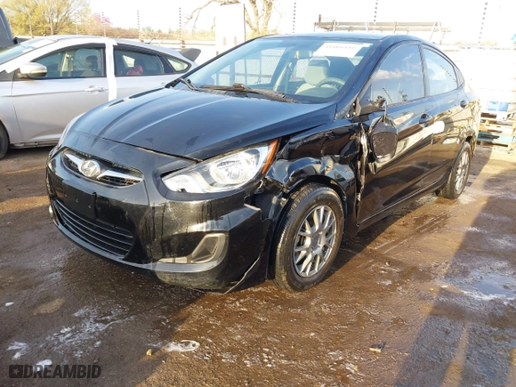 2012 Hyundai Accent GLS with VIN KMHCT4AE3CU223311, listed as a IAAI auction lot 41866880 with 121,701 mi miles. Bid and sale history available at carsss.com. Image 17.
