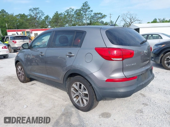2016 Kia Sportage LX with VIN KNDPB3AC9G7846454, listed as a IAAI auction lot 42093337 with 143,513 mi miles. Bid and sale history available at carsss.com. Image 3.