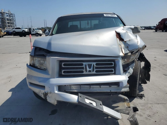 2007 Honda Ridgeline RTS with VIN 2HJYK16497H521085, listed as a Copart auction lot 68319864 with 0 mi miles and Salvage Title. Bid and sale history available at carsss.com. Image 5.