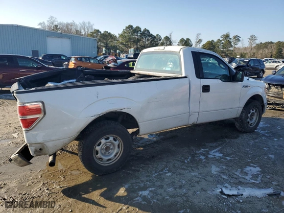 2014 Ford F-150 XL with VIN 1FTNF1CF4EKD16619, listed as a Copart auction lot 87113194 with 0 mi miles and Salvage Title. Bid and sale history available at carsss.com. Image 3.