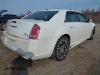2013 Chrysler 300 with VIN 2C3CCAGG0DH505443, listed as a IAAI auction lot 41767261 with 163,557 mi miles. Bid and sale history available at carsss.com. Image 4.