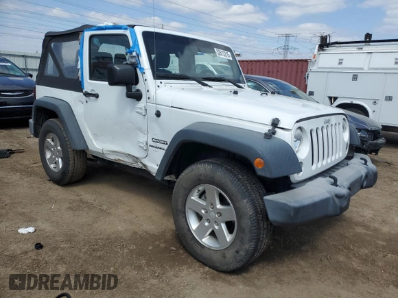 2017 Jeep Wrangler Sport z VIN 1C4AJWAG1HL556988, wystawiony jako Copart lot #52613315 z przebiegiem 60 955 mil mil oraz Szkoda całkowita • Salvage title. Historia ofert i sprzedaży dostępna na DreamBid. Obrazek 4.