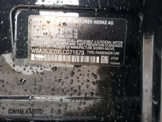 2020 BMW 5 Series 540i xDrive с VIN WBAJS3C0XLCD71679, выставлен на аукционе Copart как лот 83880994 с пробегом 52 092 миль миль и Списание • Salvage title. История ставок и продаж доступна на DreamBid. Изображение 13.