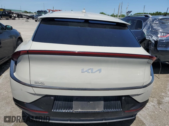 2022 Kia EV6 Wind with VIN KNDC3DLC7N5028809, listed as a Copart auction lot 54728684 with 52,594 mi miles and Salvage Title. Bid and sale history available at carsss.com. Image 6.