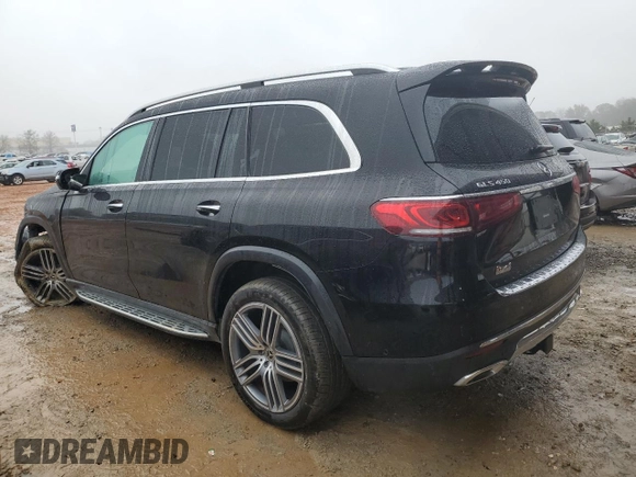 2021 Mercedes-Benz GLS 450 with VIN 4JGFF5KE0MA360668, listed as a Copart auction lot 81257914 with 33,939 mi miles and Salvage Title. Bid and sale history available at DreamBid. Image 2.