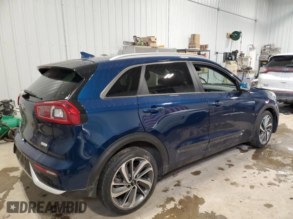 2018 Kia Niro Touring with VIN KNDCE3LC9J5148366, listed as a Copart auction lot 41485985 with 0 mi miles and Salvage Title. Bid and sale history available at carsss.com. Image 3.