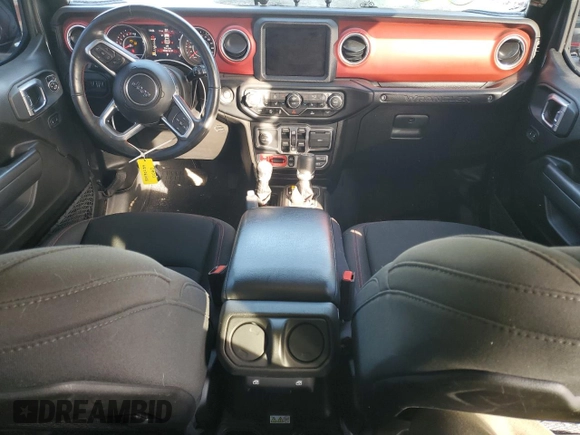 2021 Jeep Wrangler Unlimited Rubicon with VIN 1C4JJXFG8MW869995, listed as a Copart auction lot 83472254 with 48,302 mi miles and Salvage Title. Bid and sale history available at carsss.com. Image 8.