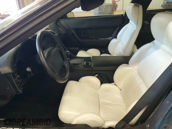 1993 Chevrolet Corvette with VIN 1G1YY23P8P5104791, listed as a Copart auction lot 55952665 with Not provided miles and Salvage title. Bid and sale history available at DreamBid. Image 7.
