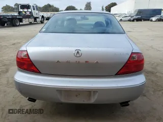 2001 Acura CL Type S with VIN 19UYA42731A006454, listed as a Copart auction lot 43036455 with 235,945 mi miles and Salvage Title. Bid and sale history available at carsss.com. Image 6.