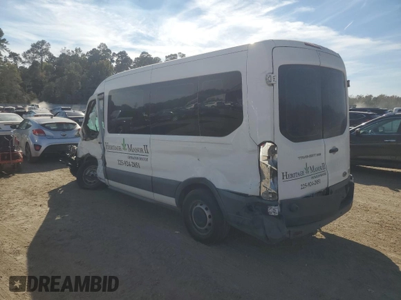 2017 Ford Transit XL z VIN 1FDZX2CM3HKA11793, wystawiony jako Copart lot #75661334 z przebiegiem 96 112 mil mil oraz Szkoda całkowita • Salvage title. Historia ofert i sprzedaży dostępna na DreamBid. Obrazek 2.
