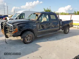 2000 Ford F-350 XL with VIN 1FTSW31F7YEC09391, listed as a Copart auction lot 63925305 with 390,323 mi miles and Salvage title. Bid and sale history available at DreamBid. Image 1.