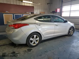 2013 Hyundai Elantra GLS PZEV with VIN 5NPDH4AE7DH442553, listed as a Copart auction lot 87418364 with 165,324 mi miles and Salvage Title. Bid and sale history available at carsss.com. Image 3.