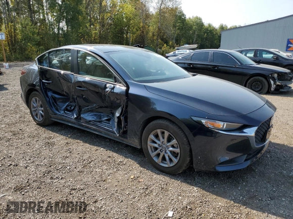 2021 Mazda 3 Preferred with VIN JM1BPBCL8M1308393, listed as a Copart auction lot 74256634 with 28,315 mi miles and Salvage Title. Bid and sale history available at DreamBid. Image 4.