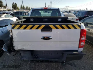 2021 Ford Ranger XL with VIN 1FTER1FHXMLD60010, listed as a Copart auction lot 45132135 with 38,237 mi miles and Salvage Title. Bid and sale history available at carsss.com. Image 6.