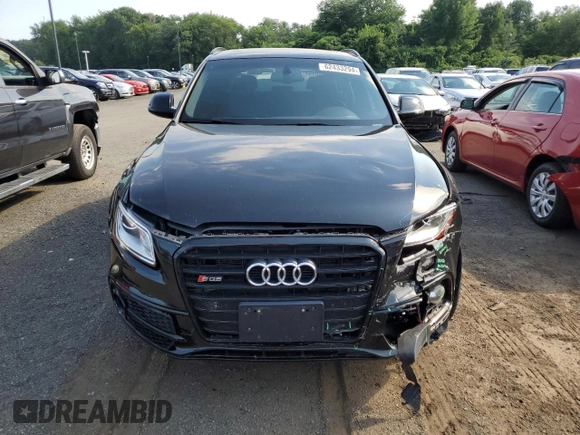 2017 Audi SQ5 Premium Plus with VIN WA1CCAFP7HA009440, listed as a Copart auction lot 62433294 with 83,790 mi miles and Salvage Title. Bid and sale history available at DreamBid. Image 5.