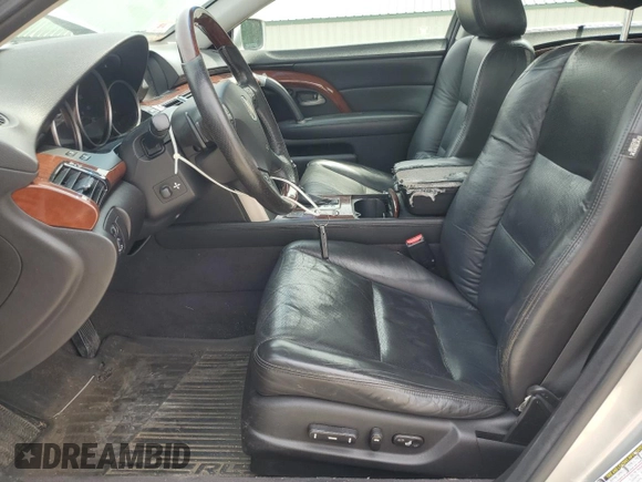 2009 Acura RL Technology with VIN JH4KB26689C001711, listed as a Copart auction lot 54769525 with 362,715 mi miles and Clean title. Bid and sale history available at DreamBid. Image 7.