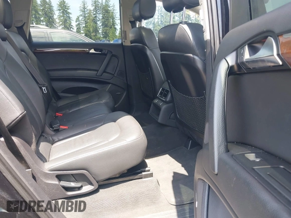 2013 Audi Q7 Premium Plus with VIN WA1LGAFE7DD000152, listed as a IAAI auction lot 42520904 with 137,516 mi miles and . Bid and sale history available at DreamBid. Image 8.