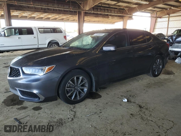 2020 Acura TLX with VIN 19UUB1F36LA000507, listed as a Copart auction lot 44448485 with 35,320 mi miles and Clean Title. Bid and sale history available at carsss.com. Image 1.