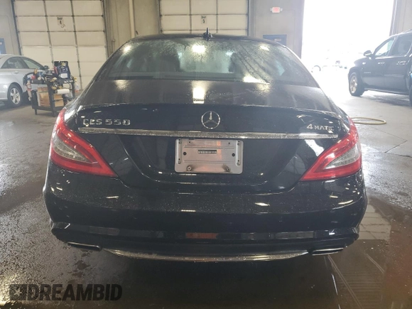2014 Mercedes-Benz CLS 550 with VIN WDDLJ9BB8EA100254, listed as a Copart auction lot 57229935 with 132,574 mi miles and Salvage title. Bid and sale history available at DreamBid. Image 6.