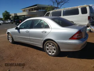2005 Mercedes-Benz C 320 with VIN WDBRF64J05F566402, listed as a Copart auction lot 73782604 with 126,096 mi miles and Salvage Title. Bid and sale history available at DreamBid. Image 2.