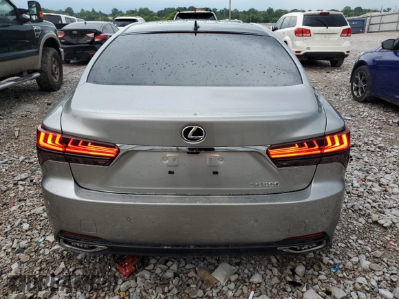 2021 Lexus LS 500 with VIN JTHG5LFF1M5014039, listed as a Copart auction lot 59346835 with 41,581 mi miles and Salvage title. Bid and sale history available at DreamBid. Image 6.