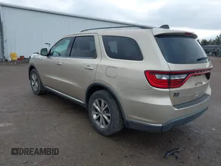 2015 Dodge Durango Limited with VIN 1C4RDHDG4FC907200, listed as a IAAI auction lot 41454294 with 268,848 mi miles and . Bid and sale history available at carsss.com. Image 3.