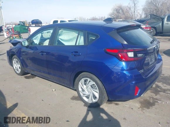 2024 Subaru Impreza with VIN JF1GUABC9R8274821, listed as a IAAI auction lot 41634793 with 19,290 mi miles. Bid and sale history available at carsss.com. Image 3.