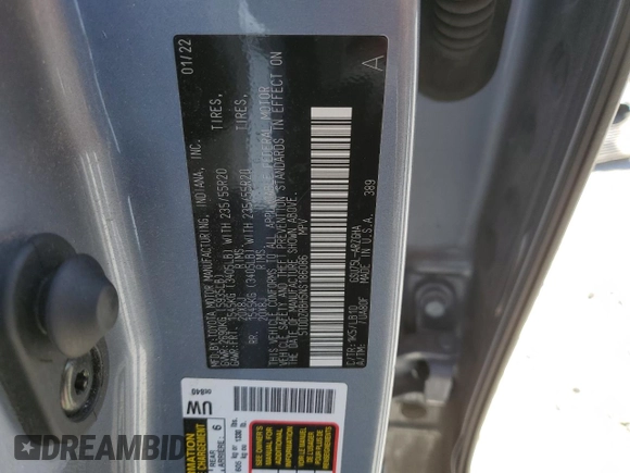 2022 Toyota Highlander Limited z VIN 5TDDZRBH5NS186086, wystawiony jako Copart lot #49807405 z przebiegiem 70 955 mil mil oraz Szkoda całkowita • Salvage title. Historia ofert i sprzedaży dostępna na DreamBid. Obrazek 15.