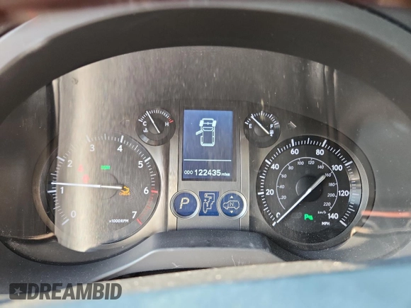 2015 Lexus GX 460 Luxury with VIN JTJJM7FX6F5117533, listed as a Copart auction lot 65205475 with 122,435 mi miles and Clean title. Bid and sale history available at DreamBid. Image 9.