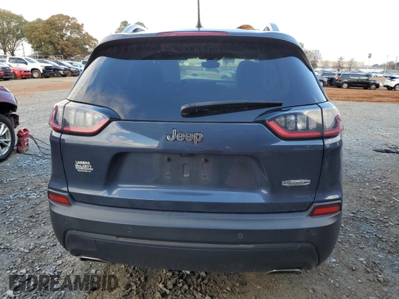 2021 Jeep Cherokee Latitude Lux with VIN 1C4PJLMN4MD154874, listed as a Copart auction lot 82376734 with 54,992 mi miles and Salvage Title. Bid and sale history available at carsss.com. Image 6.