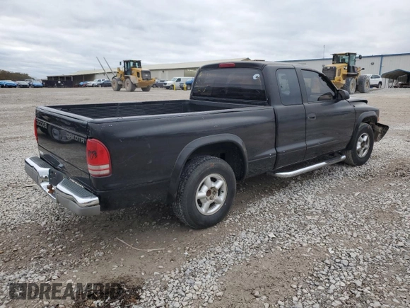 2002 Dodge Dakota with VIN 1B7GL12X42S530775, listed as a Copart auction lot 81106564 with 197,366 mi miles and Salvage Title. Bid and sale history available at carsss.com. Image 3.