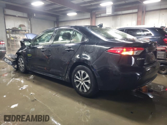 2021 Toyota Corolla Hybrid LE with VIN JTDEAMDE1MJ000461, listed as a Copart auction lot 45536215 with 29,891 mi miles and Salvage Title. Bid and sale history available at carsss.com. Image 2.