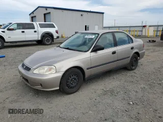 2000 Honda Civic DX z VIN 1HGEJ6624YL032234, wystawiony jako Copart lot #59499735 z przebiegiem 96 611 mil mil oraz Szkoda całkowita • Salvage title. Historia ofert i sprzedaży dostępna na DreamBid. Obrazek 1.