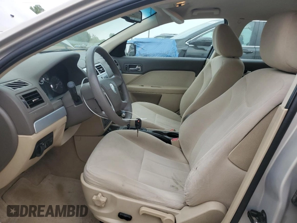 2009 Mercury Milan with VIN 3MEHM07Z09R603974, listed as a Copart auction lot 59268235 with 58,573 mi miles and Clean title. Bid and sale history available at DreamBid. Image 7.
