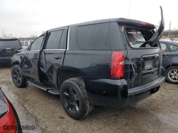 2018 Chevrolet Tahoe Commercial with VIN 1GNSKDEC2JR179756, listed as a Copart auction lot 86528874 with 0 mi miles and Salvage Title. Bid and sale history available at carsss.com. Image 2.