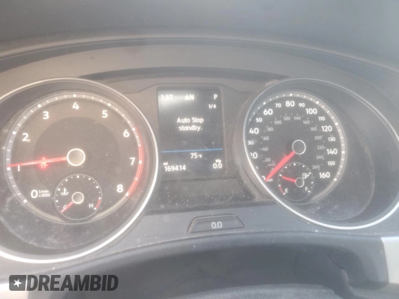 2018 Volkswagen Atlas SE с VIN 1V2CP2CA3JC596938, выставлен на аукционе Copart как лот 46811805 с пробегом 169 414 миль миль и Списание • Salvage title. История ставок и продаж доступна на DreamBid. Изображение 9.