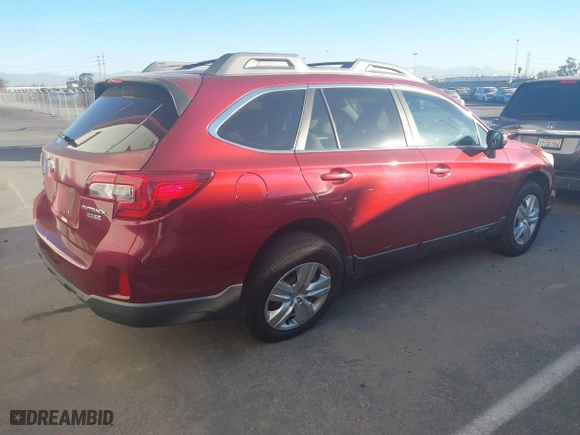 2015 Subaru Outback 2.5i with VIN 4S4BSAAC3F3242687, listed as a IAAI auction lot 41381062 with 70,482 mi miles. Bid and sale history available at carsss.com. Image 4.