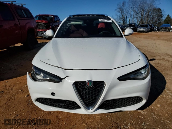 2021 Alfa Romeo Giulia Ti Sport with VIN ZARFAMBN2M7640415, listed as a Copart auction lot 88871315 with 56,083 mi miles and Salvage title. Bid and sale history available at DreamBid. Image 5.
