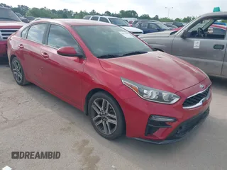 2019 Kia Forte S with VIN 3KPF34AD8KE042257, listed as a IAAI auction lot 42071529 with 81,612 mi miles. Bid and sale history available at carsss.com. Image 1.