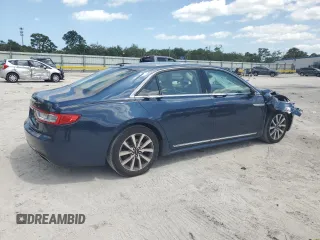 2017 Lincoln Continental Premiere with VIN 1LN6L9PK0H5602517, listed as a Copart auction lot 49051455 with 125,244 mi miles and Salvage Title. Bid and sale history available at carsss.com. Image 3.
