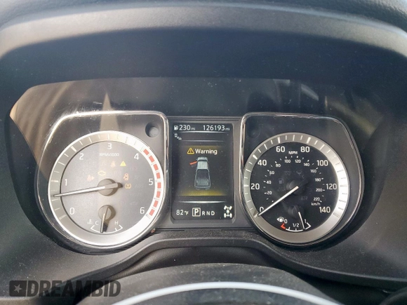 2017 Nissan Titan Platinum Reserve with VIN 1N6BA1F43HN568650, listed as a Copart auction lot 59593525 with 126,193 mi miles and Salvage title. Bid and sale history available at DreamBid. Image 9.