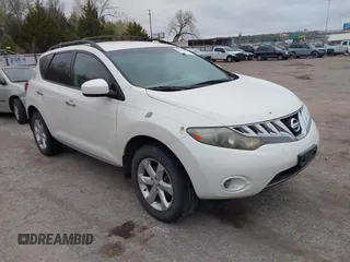 2009 Nissan Murano S with VIN JN8AZ18W59W101798, listed as a IAAI auction lot 41871492 with 159,017 mi miles. Bid and sale history available at carsss.com. Image 1.