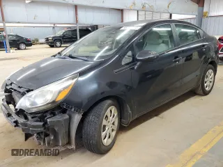 2012 Kia Rio LX with VIN KNADM4A34C6072811, listed as a Copart auction lot 68295334 with 77,167 mi miles and Salvage Title. Bid and sale history available at carsss.com. Image 1.