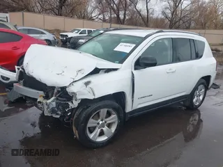 2016 Jeep Compass Sport with VIN 1C4NJCBA3GD641835, listed as a IAAI auction lot 41740185 with 138,150 mi miles. Bid and sale history available at carsss.com. Image 2.