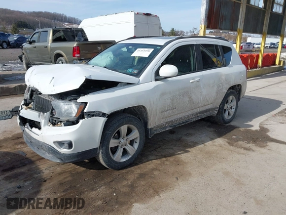 2015 Jeep Compass High Altitude Edition with VIN 1C4NJDEB9FD396239, listed as a IAAI auction lot 41451090 with 86,826 mi miles. Bid and sale history available at carsss.com. Image 17.