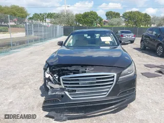 2015 Hyundai Genesis 3.8L with VIN KMHGN4JE8FU051163, listed as a IAAI auction lot 41937543 with 98,765 mi miles. Bid and sale history available at carsss.com. Image 12.