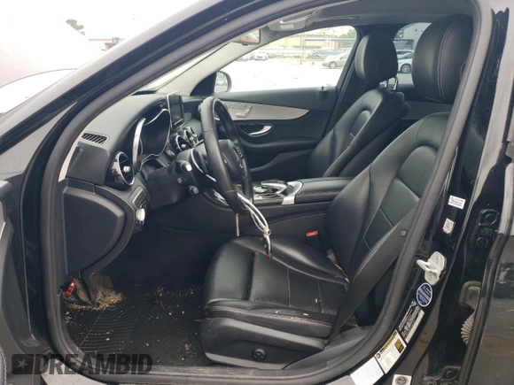 2015 Mercedes-Benz C 300 with VIN 55SWF4JB9FU082657, listed as a Copart auction lot 55466575 with 109,254 mi miles and Salvage Title. Bid and sale history available at DreamBid. Image 7.